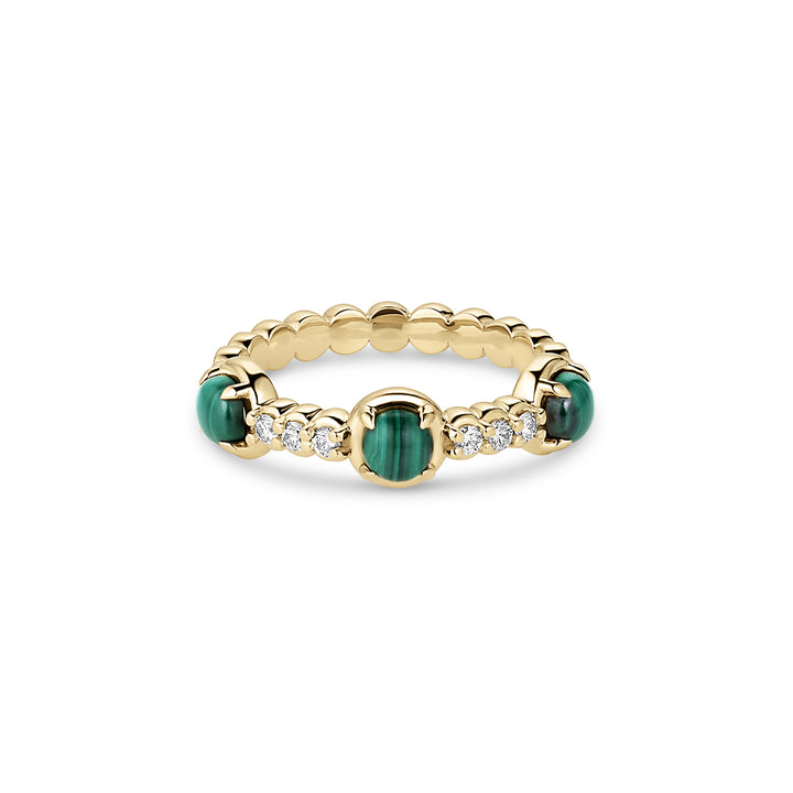 Palace Bauble Ring - Malachite