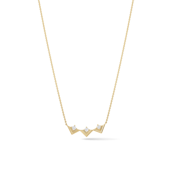 Mini Frame Necklace Diamond