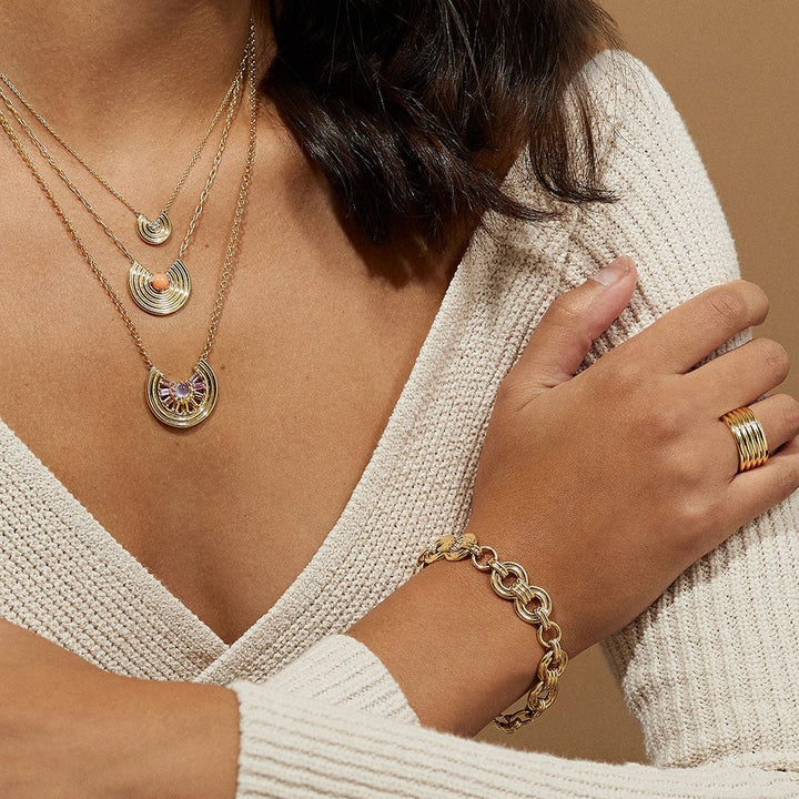 Grand Revival Necklace Pink Coral - ParkFord