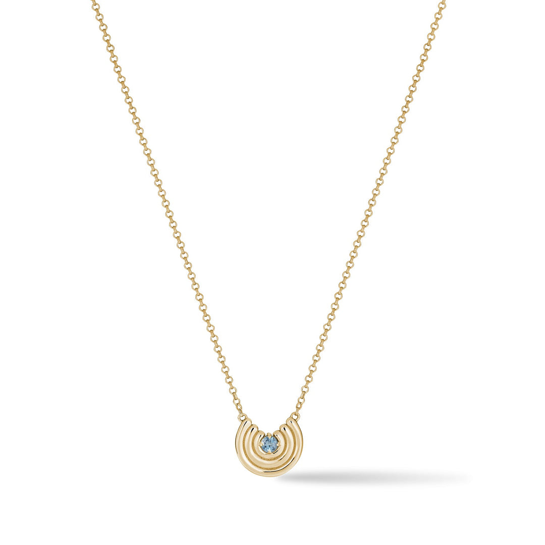 Petite Revival Necklace Aquamarine - ParkFord