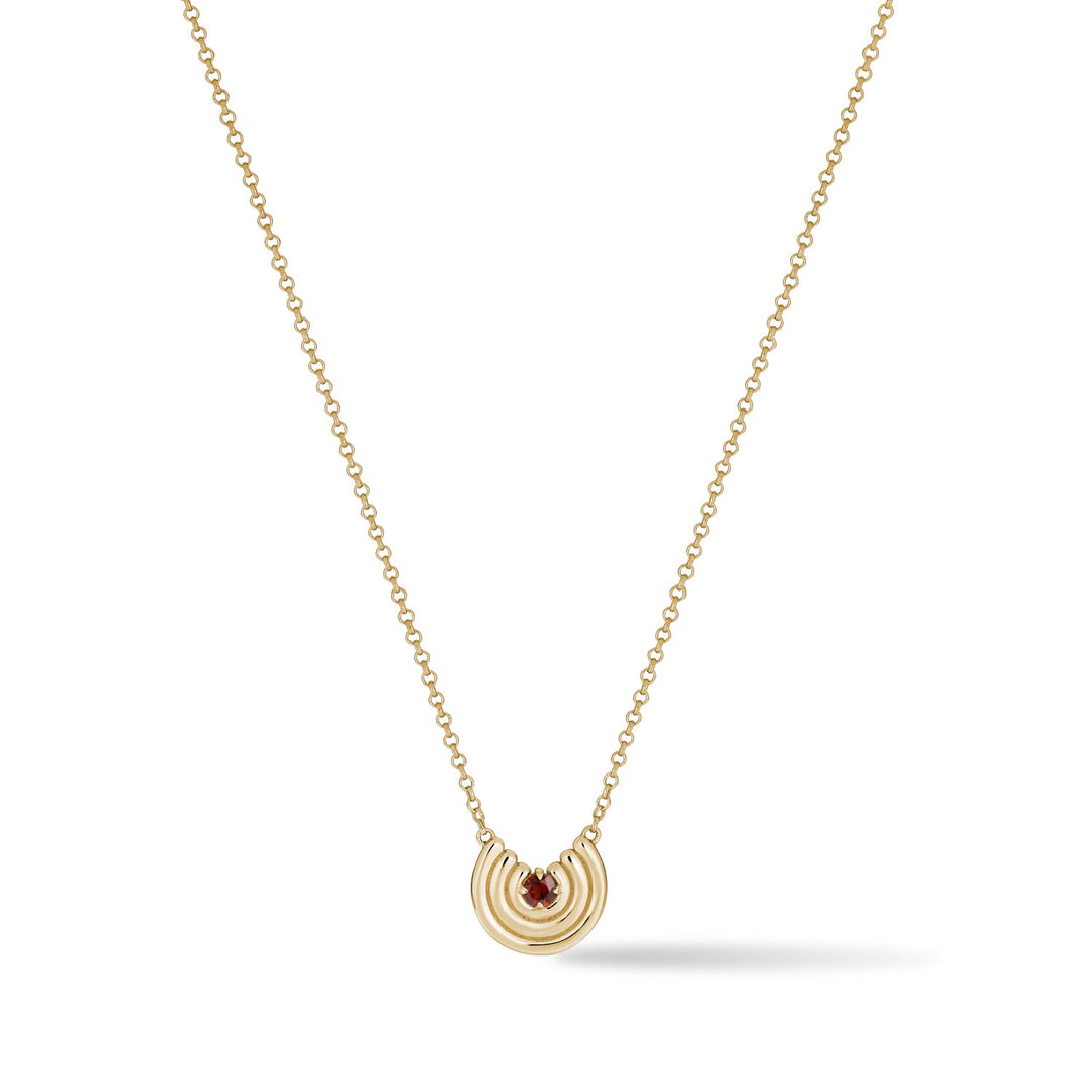 Petite Revival Necklace Garnet - ParkFord