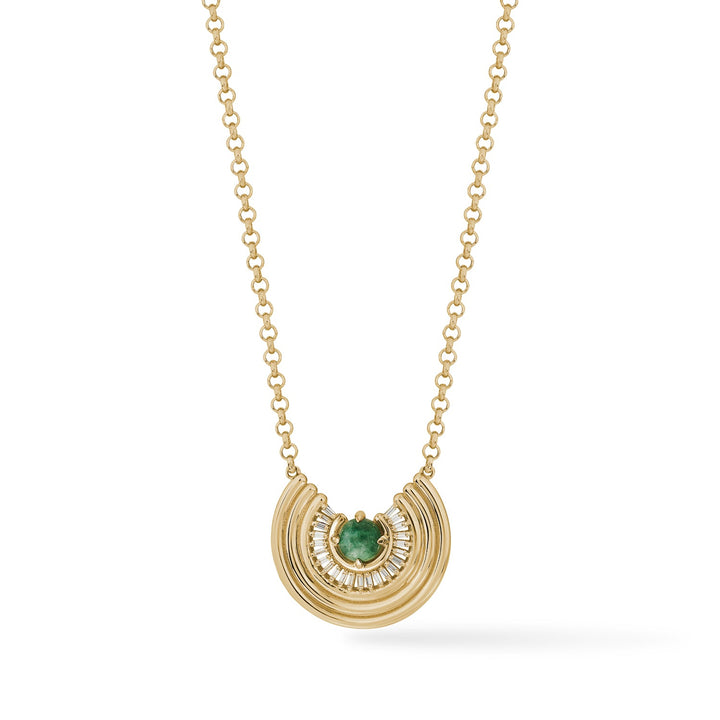 Revival Baguette Necklace Jade - ParkFord