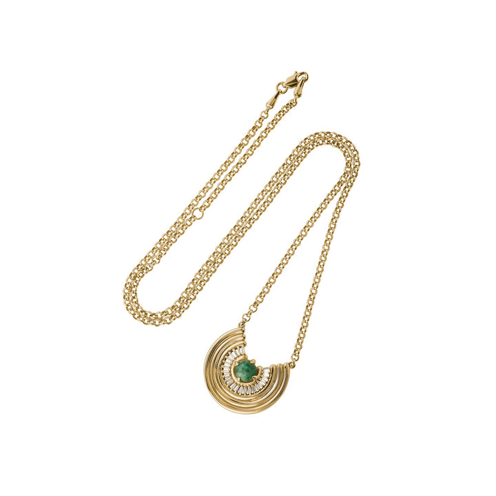 Revival Baguette Necklace Jade - ParkFord