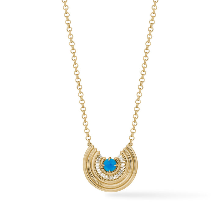 Revival Baguette Necklace Turquoise - ParkFord