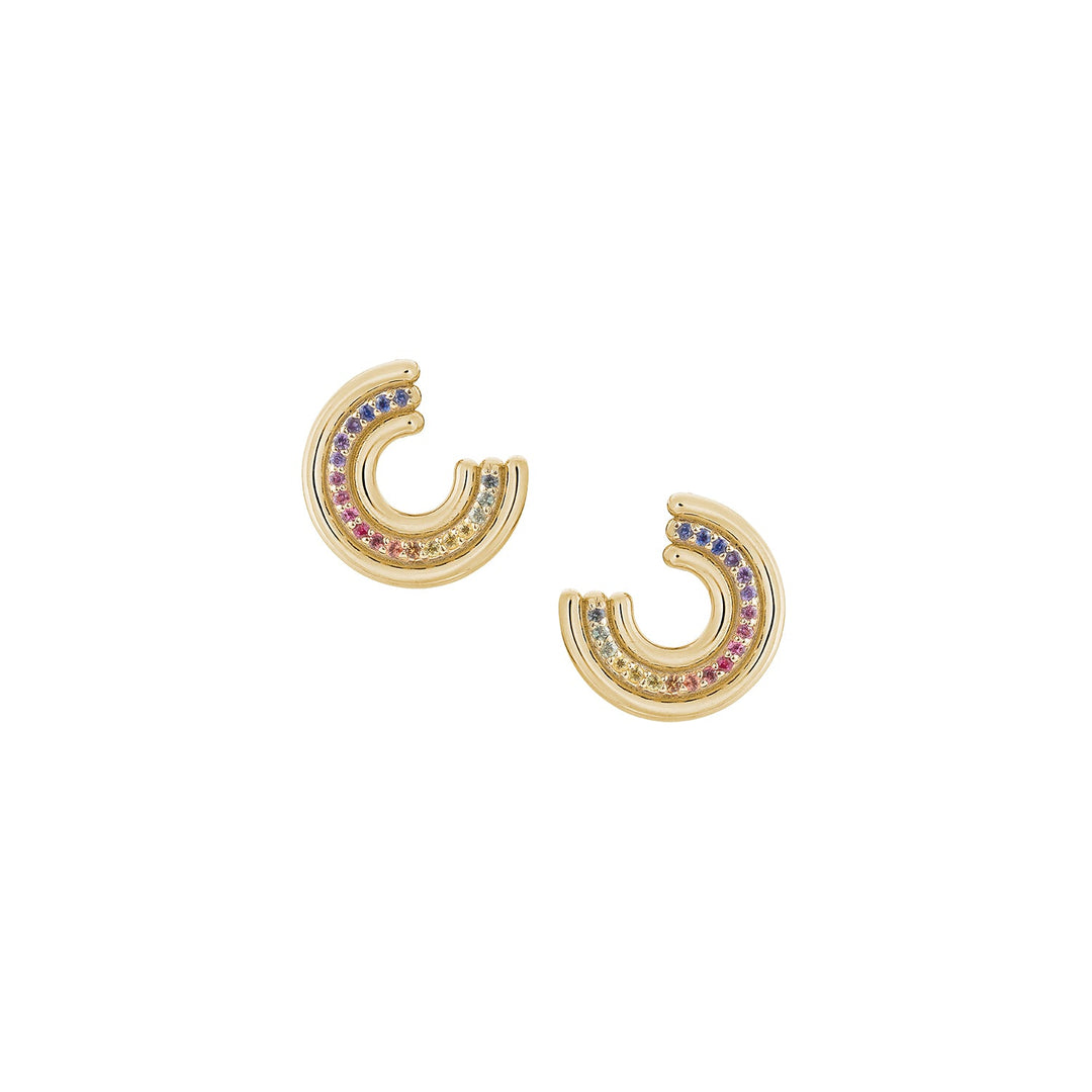 Revival Midi Studs Rainbow - ParkFord