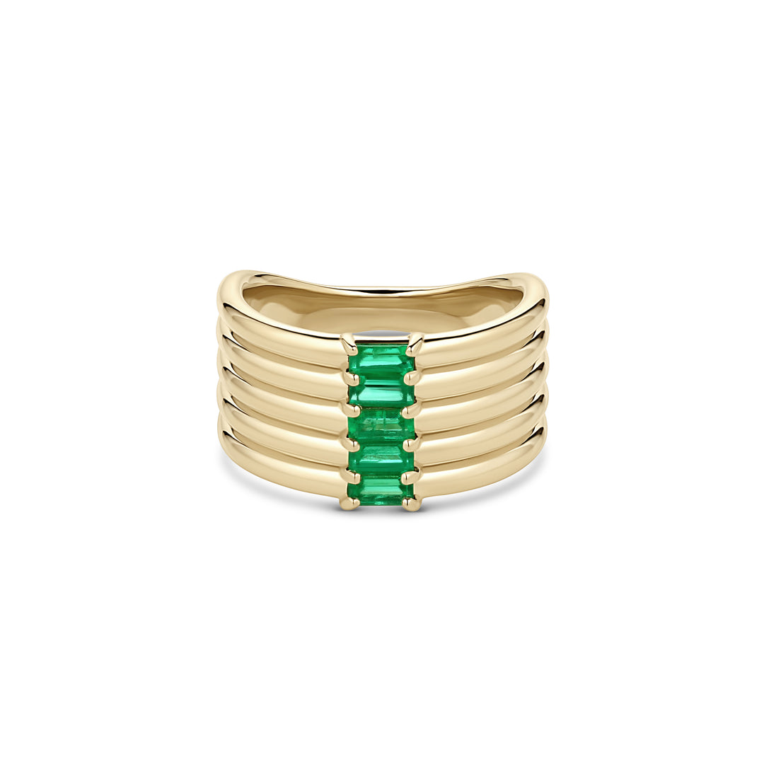 Revival Emerald Stack Ring