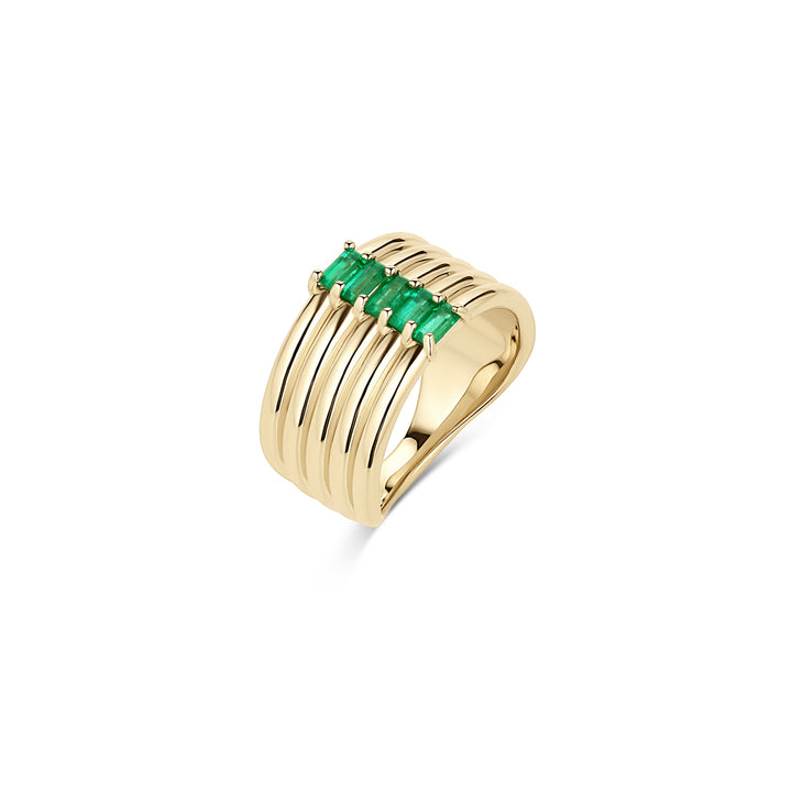 Revival Emerald Stack Ring