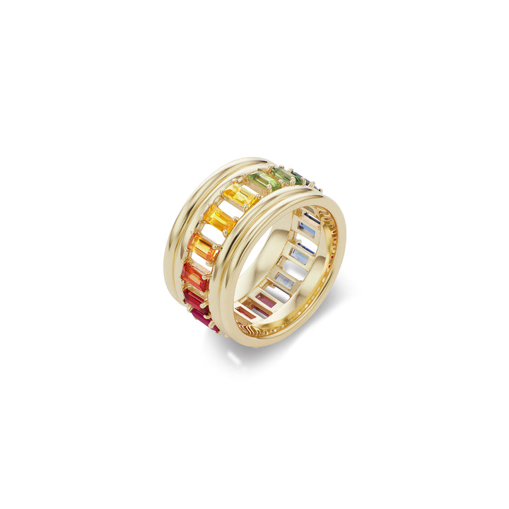 Revival Column Ring Rainbow