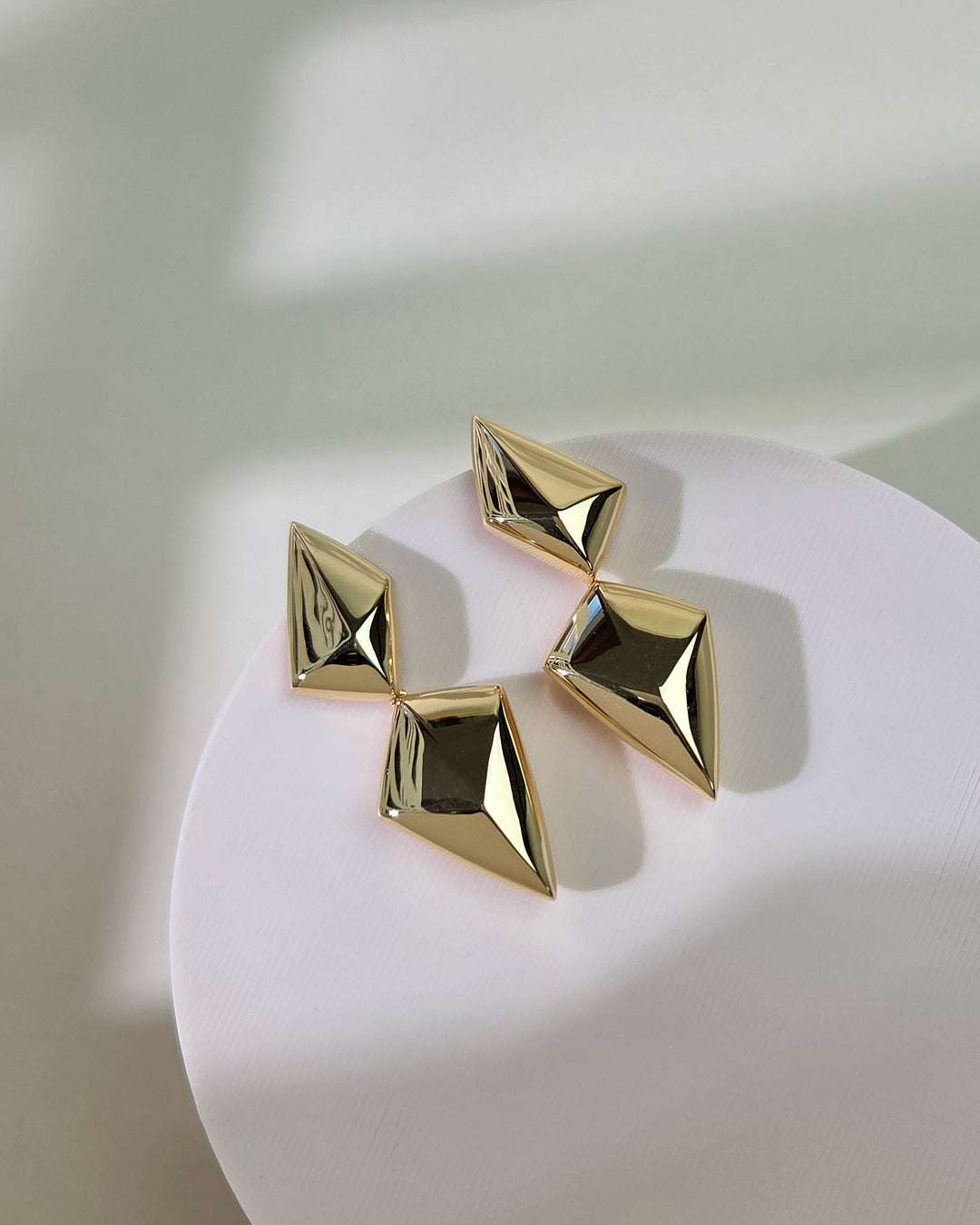 Forma Reflection Drop Earrings Vermeil