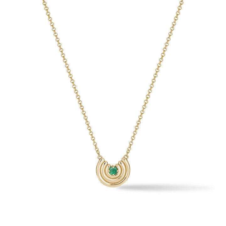 Petite Revival Necklace Emerald