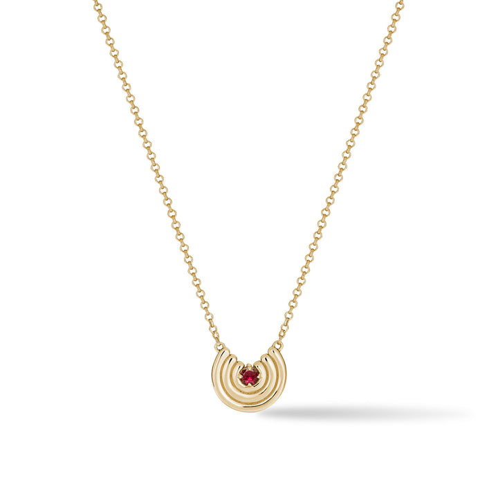 Petite Revival Necklace Ruby