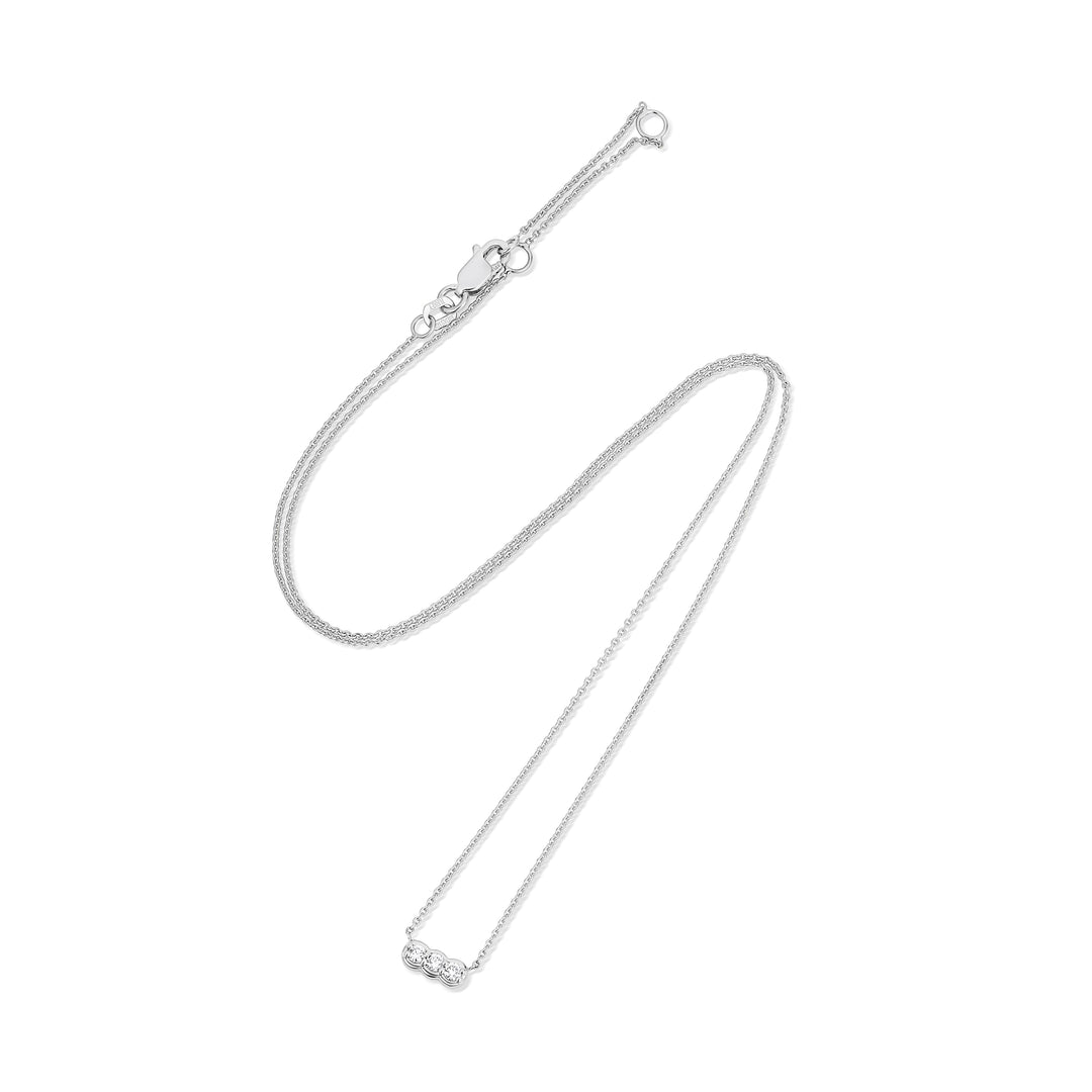 Palace Trio Necklace Silver