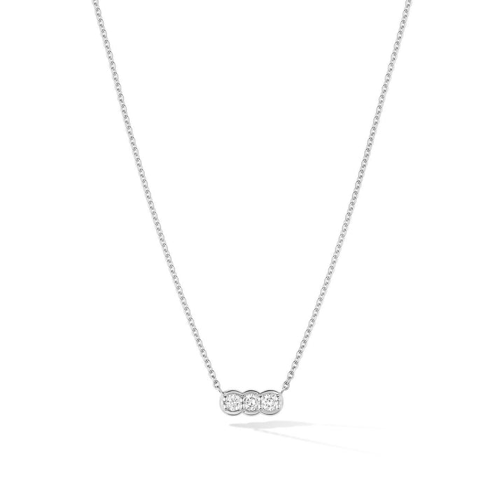 Palace Trio Necklace Silver