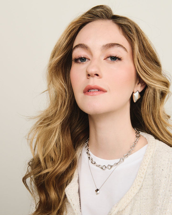 Forma Link Chain Necklace Silver