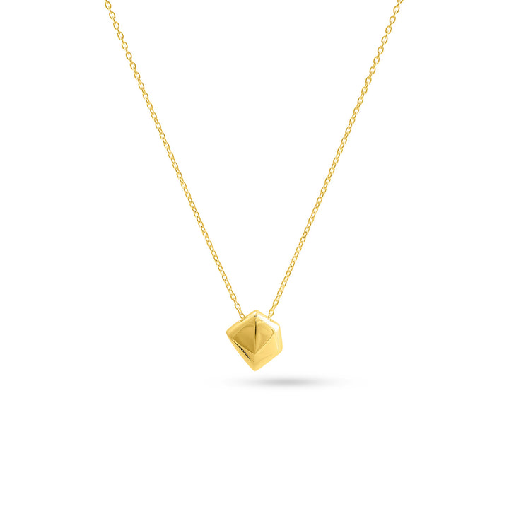 Forma Facet Pendant Necklace Vermeil