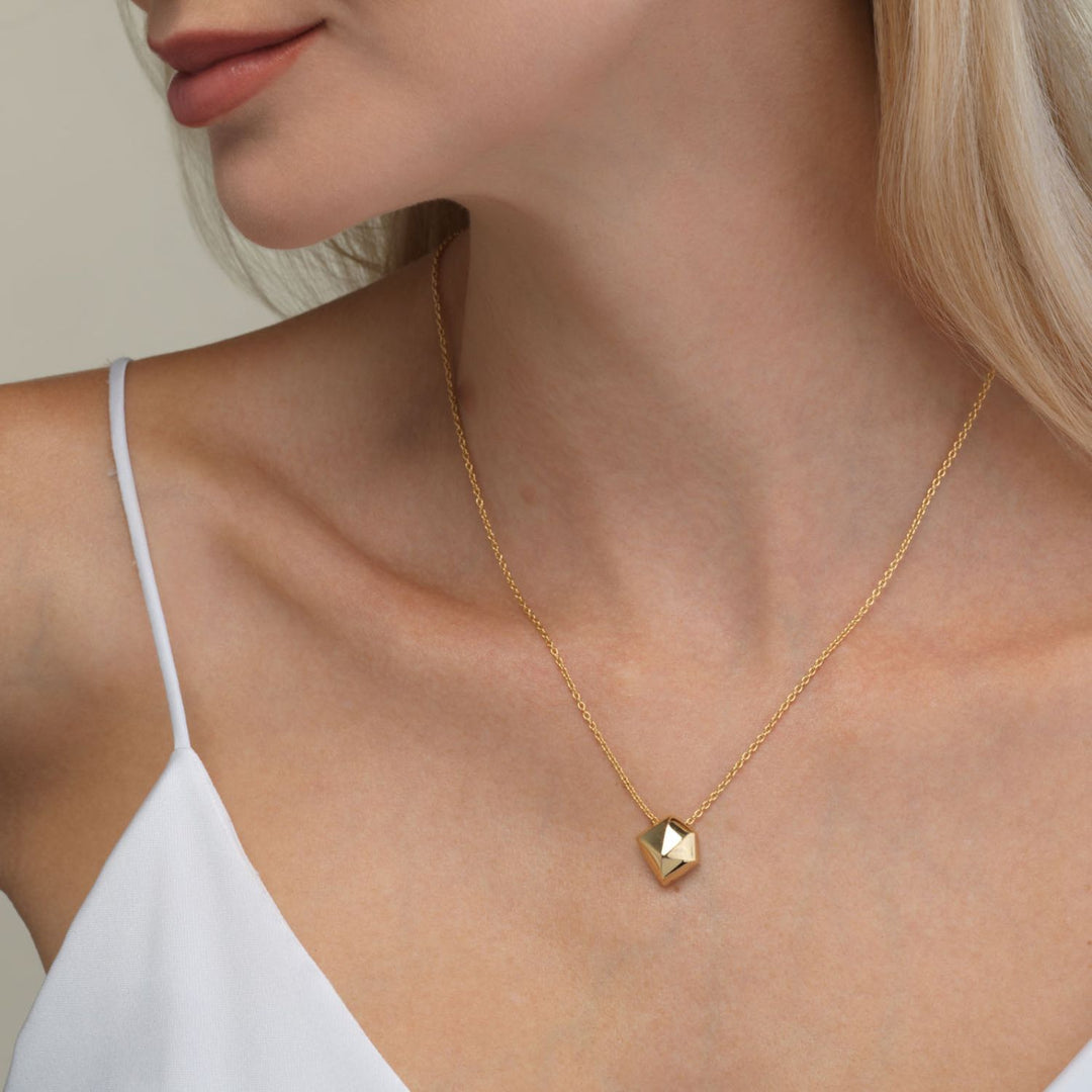 Forma Facet Necklace Vermeil