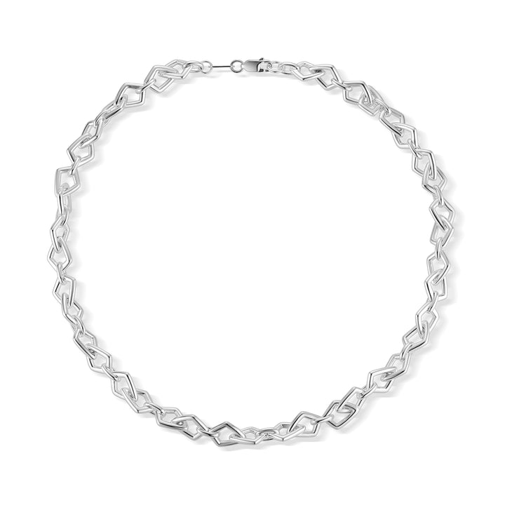 Forma Link Chain Necklace Silver