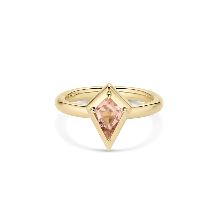 Bonbon Peach Tourmaline Ring