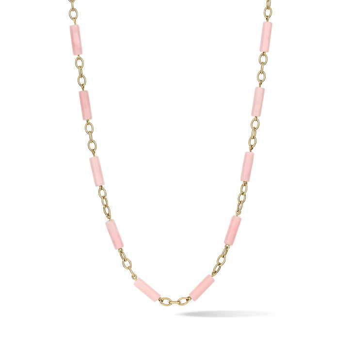 Palace Bead Chain Pink Opal