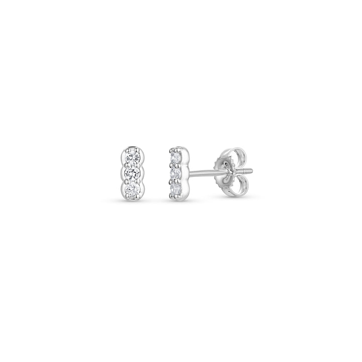 Palace Trio Studs Silver