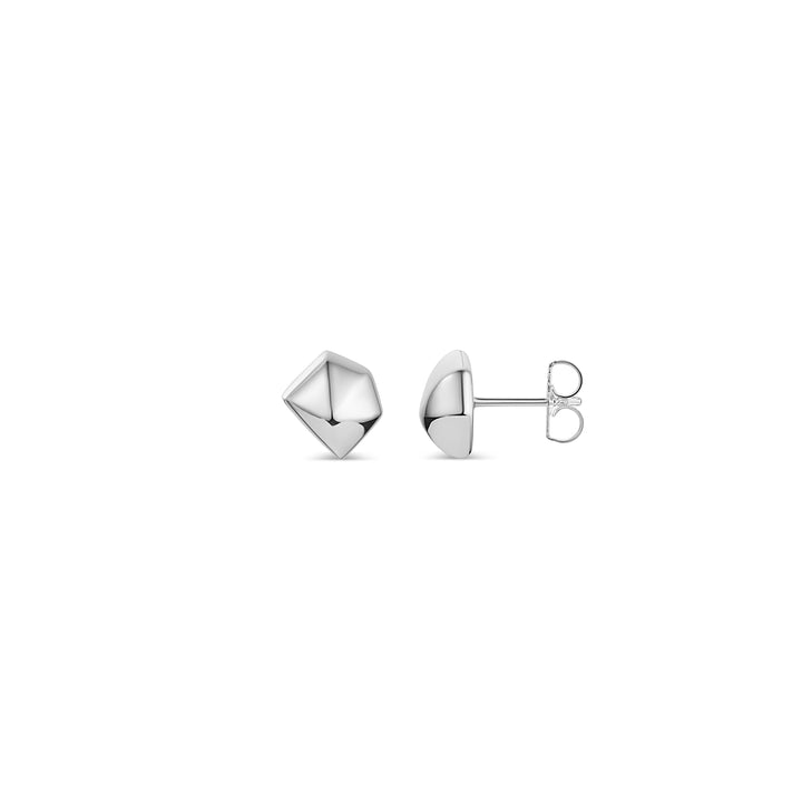 Forma Facet Studs Silver