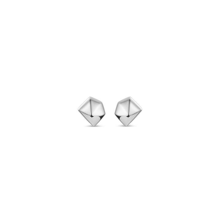 Forma Facet Studs Silver