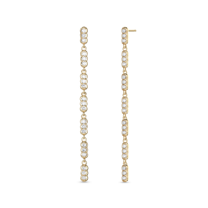 Palace Diamond Line Earrings