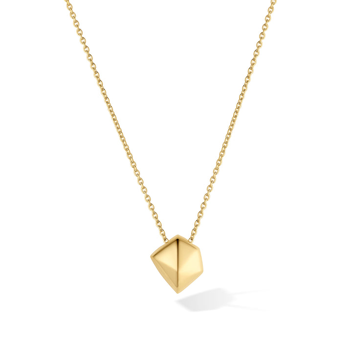 Forma Facet Pendant Necklace Vermeil