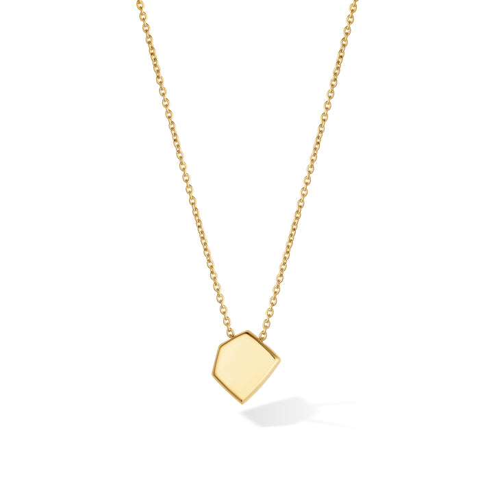 Forma Facet Pendant Necklace Vermeil