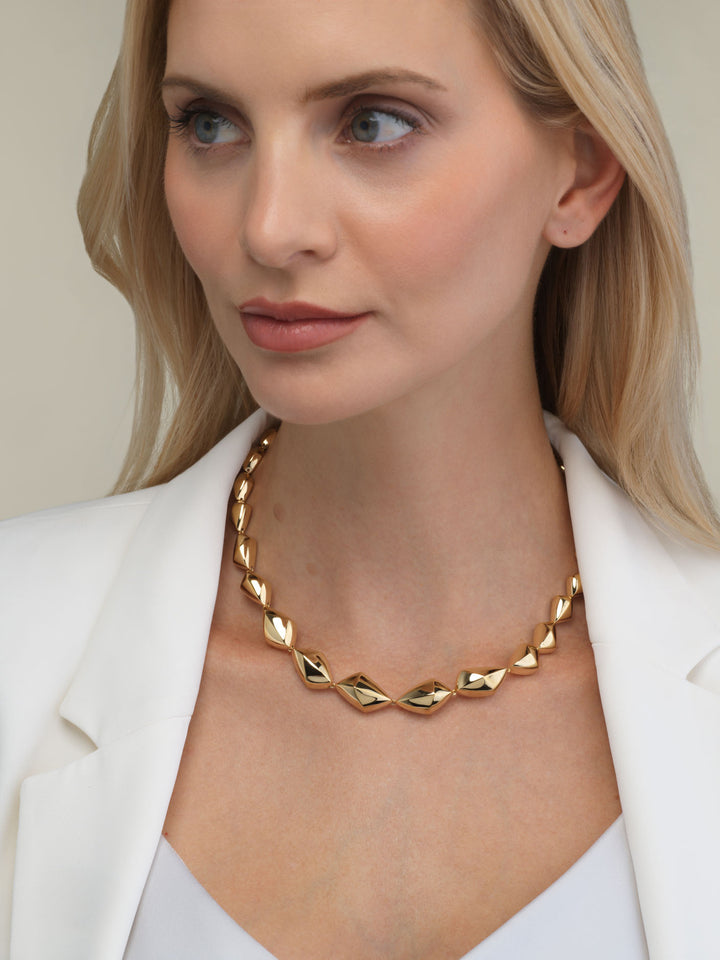 Forma Collar Necklace Vermeil