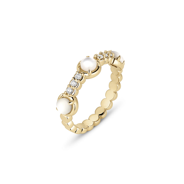 Palace Bauble Ring - Mother of Pearl