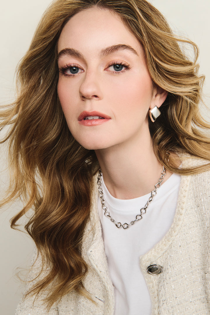 Forma Link Chain Necklace Silver