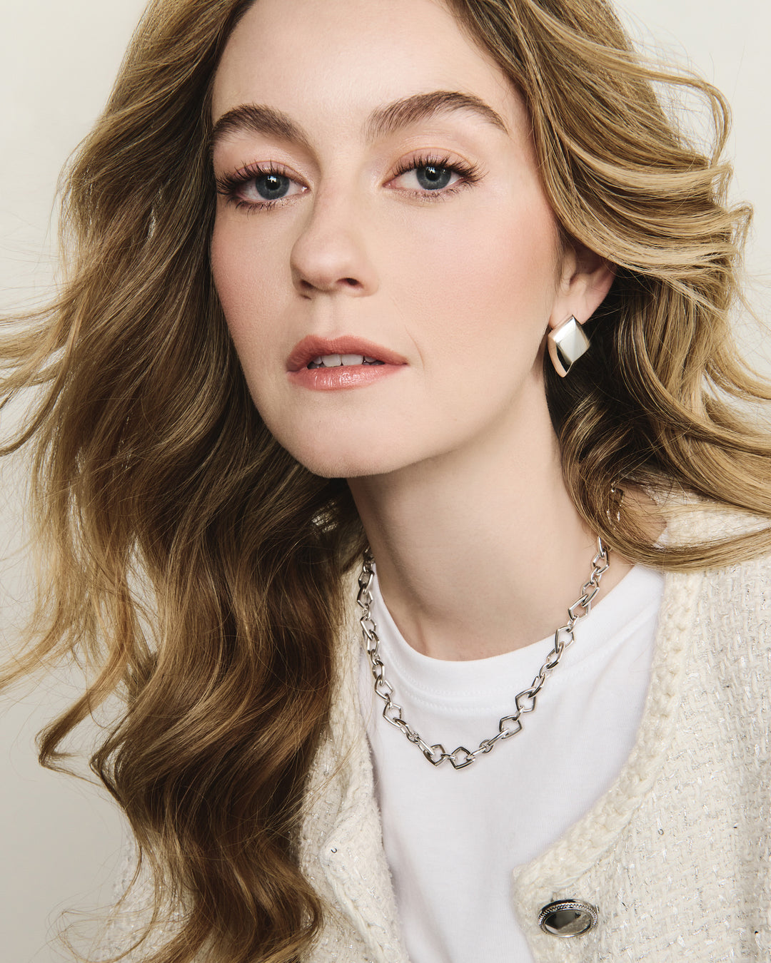 Forma Link Chain Necklace Silver