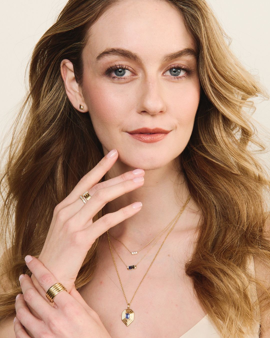 Mini Frame Studs Diamond