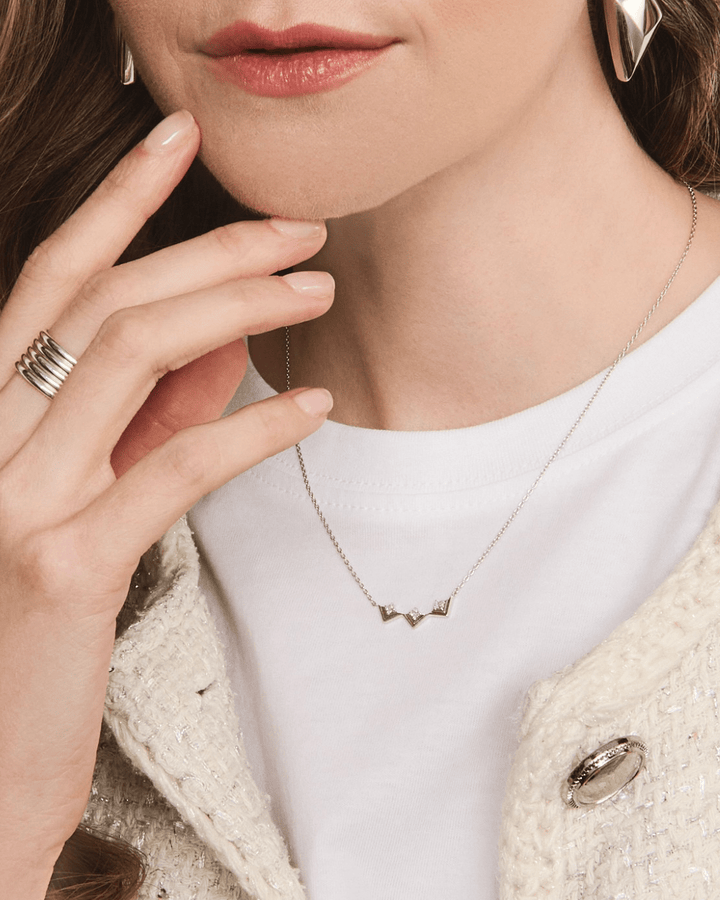 Mini Frame Necklace Silver - ParkFord