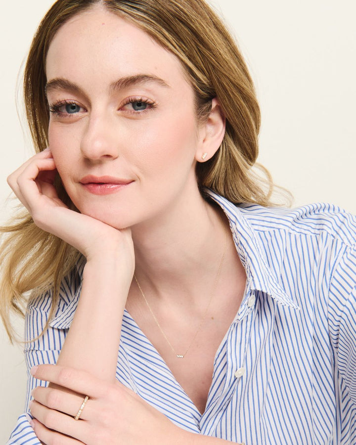 Palace Trio Studs Silver