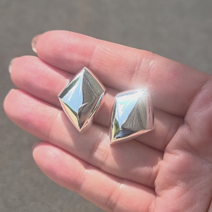 Forma Origin Stud Earrings Silver