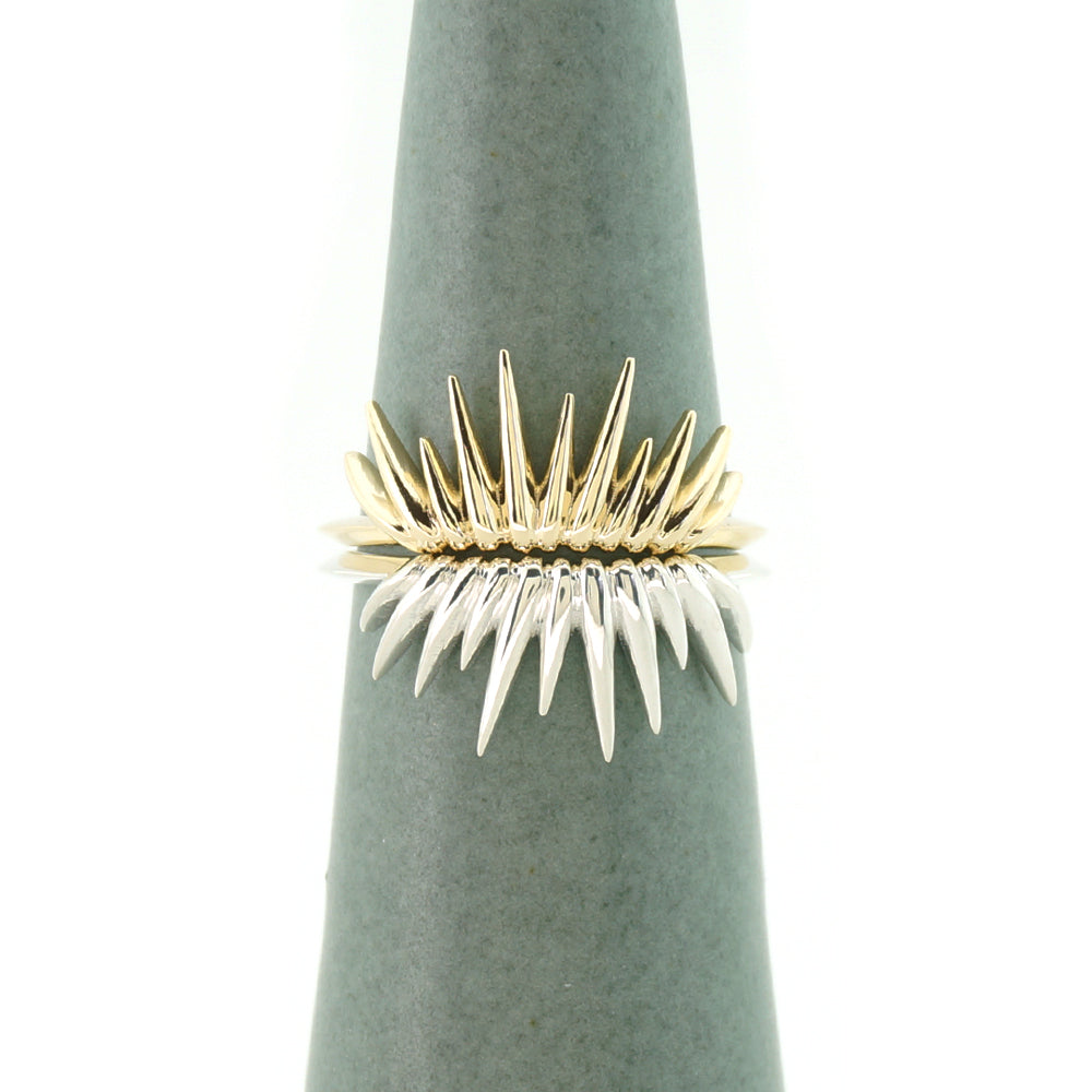 Sunburst Ring Silver