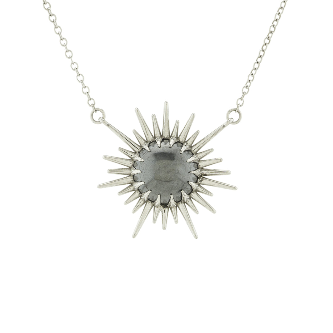 Sunburst Hematite Necklace