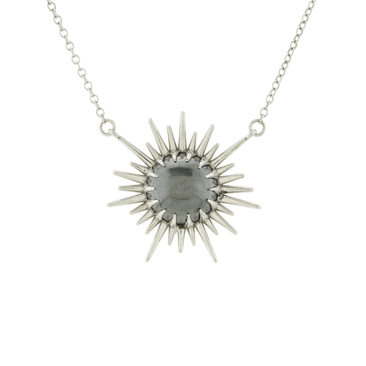 Sunburst Hematite Necklace