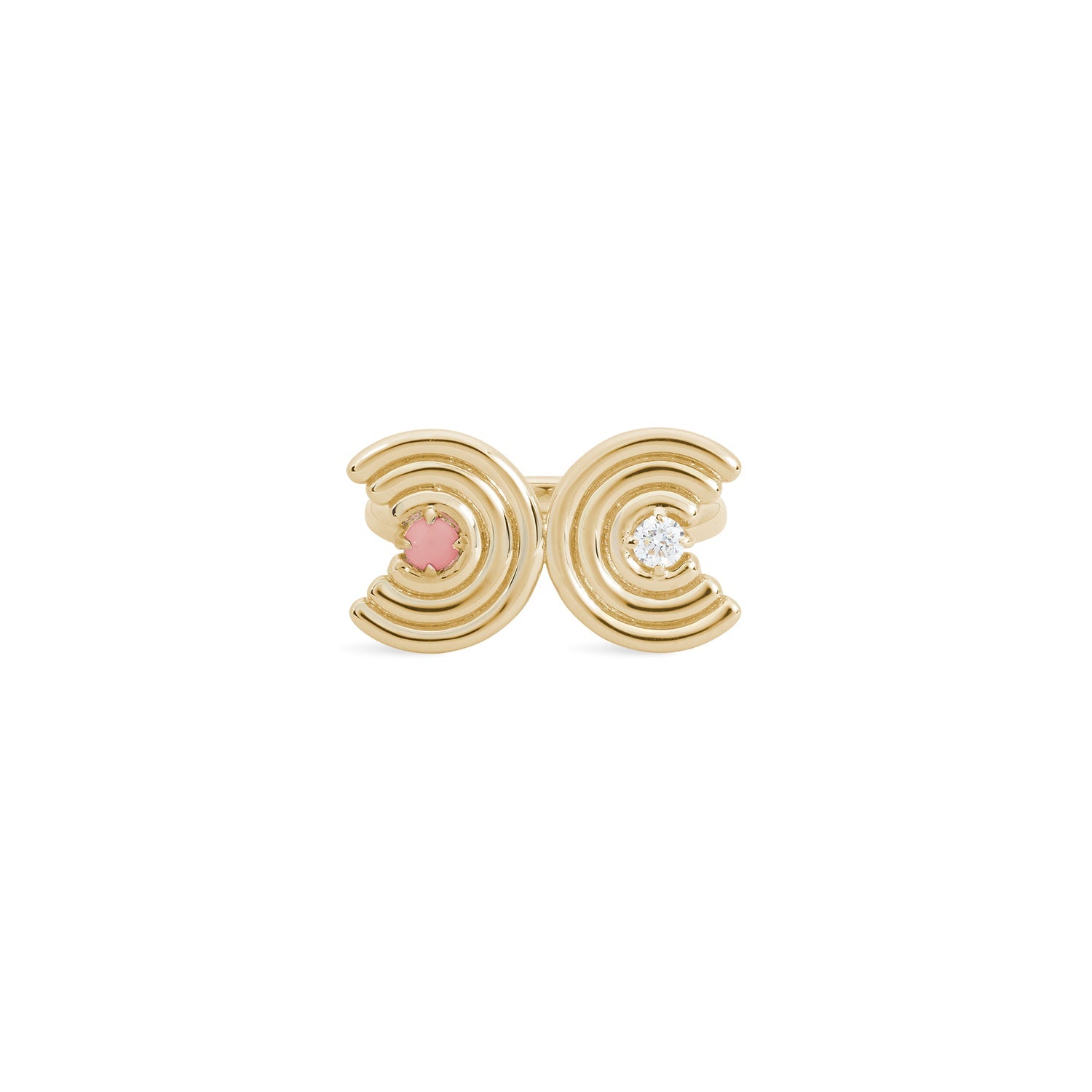 Double Revival Ring Pink Coral - ParkFord