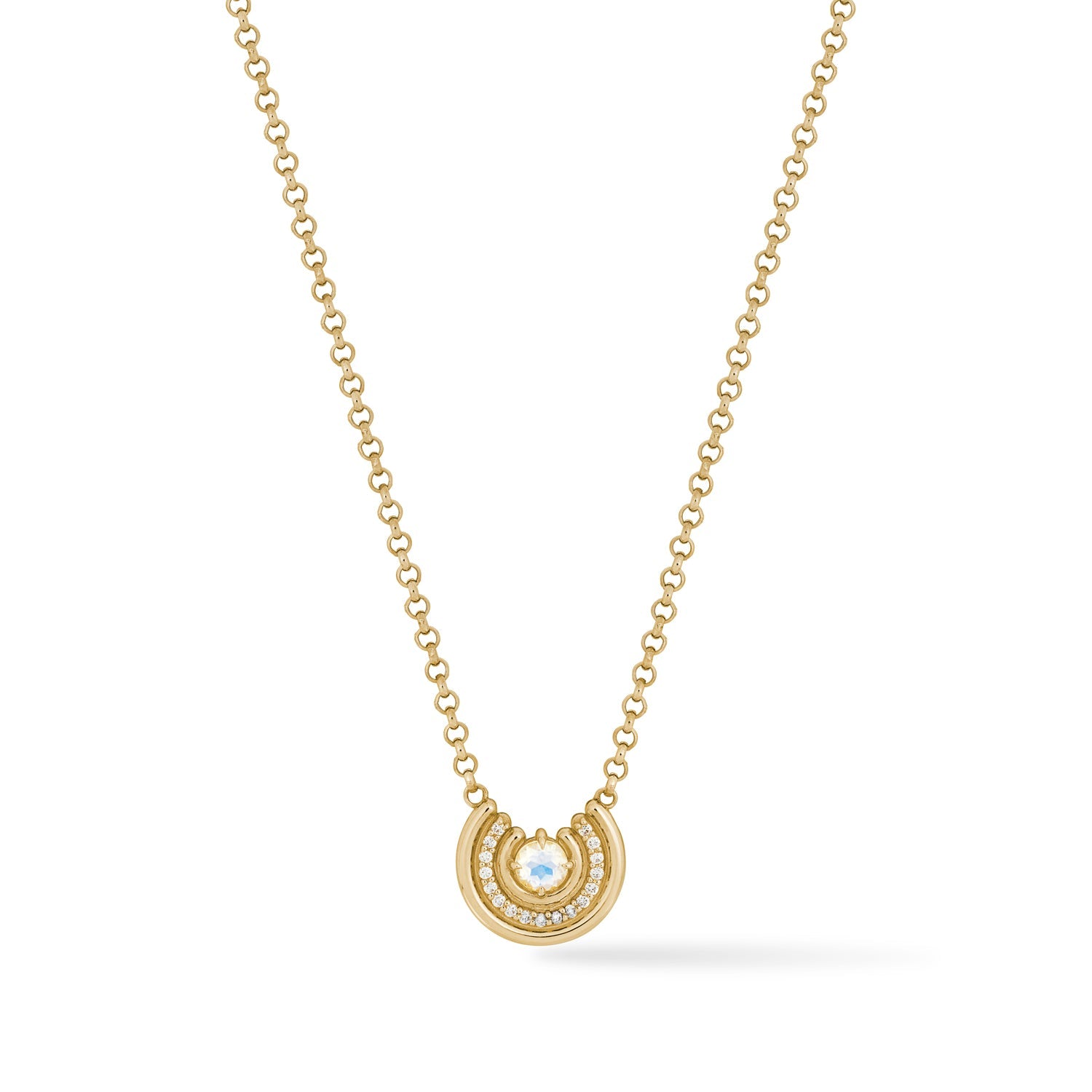 Revival Row Necklace Moonstone - ParkFord