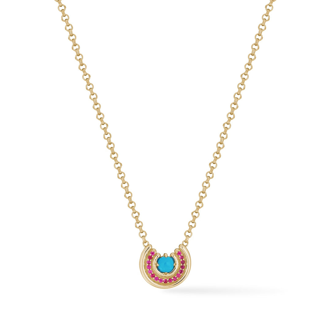 Revival Row Necklace Turquoise - ParkFord